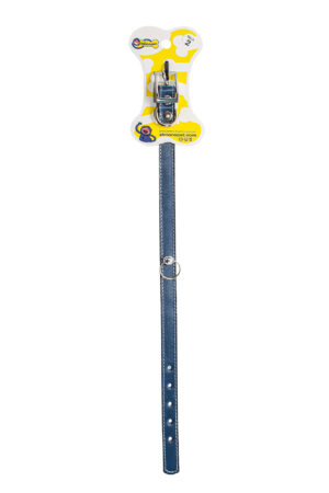 Collar de cuero liso para perro elmonopet talla 2 - Imagen 2