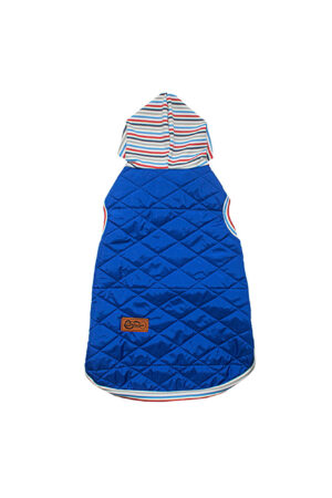 Chaleco impermeable de algodón c/capucha para perro elmonopet talla 4 - Imagen 3