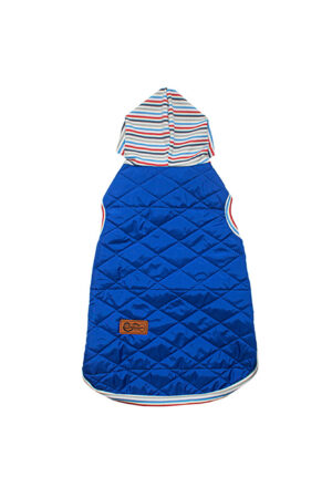 Chaleco impermeable de algodón c/capucha para perro elmonopet talla 3 - Imagen 4