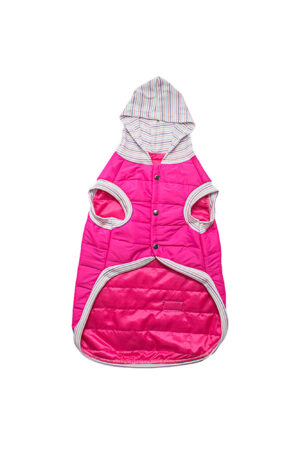 Chaleco impermeable de algodón c/capucha para perro elmonopet talla 3 - Imagen 2